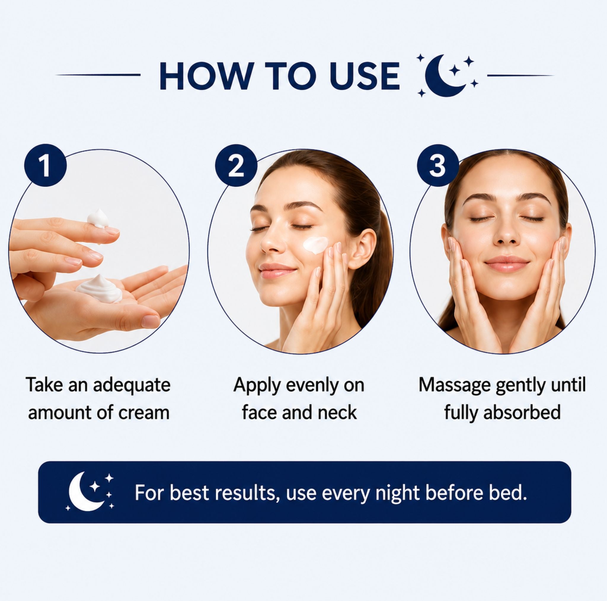 Popsky Night Cream with Retinol & Vitamin E | Overnight Repair & Deep Hydration | Paraben Free | 50g
